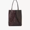 Bolso tote Chloé Spin en piel efecto pitón Bolso tote Chloé Spin en piel efecto pitón