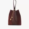 Bolso tote Chloé Spin en piel granulada y ante Bolso tote Chloé Spin en piel granulada y ante