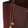 Bolso tote Chloé Spin en piel granulada y ante Bolso tote Chloé Spin en piel granulada y ante