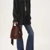 Bolso tote Chloé Spin en piel granulada y ante Bolso tote Chloé Spin en piel granulada y ante