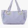 Bolso tote grande Chloé Plage de algodón Bolso tote grande Chloé Plage de algodón