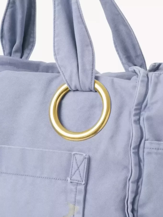 Bolso tote grande Chloé Plage de algodón Bolso tote grande Chloé Plage de algodón