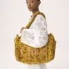 Bolso tote grande Chloé Plage en tejido de rizo jacquard