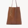 Bolso tote grande Chloé Spin de piel granulada