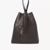 Bolso tote grande Chloé Spin de piel granulada