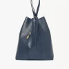 Bolso tote grande Chloé Spin de piel granulada Bolso tote grande Chloé Spin de piel granulada