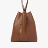 Bolso tote grande Chloé Spin de piel granulada