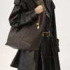 Bolso tote grande Chloé Spin de piel granulada
