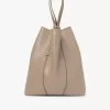 Bolso tote grande Chloé Spin de piel granulada