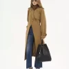 Bolso tote grande Chloé Spin de piel granulada Bolso tote grande Chloé Spin de piel granulada