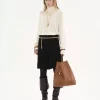 Bolso tote grande Chloé Spin de piel granulada