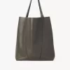 Bolso tote grande Chloé Spin de piel granulada