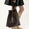 Bolso tote grande Chloé Spin de piel granulada
