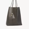 Bolso tote grande Chloé Spin de piel granulada