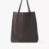 Bolso tote grande Chloé Spin de piel granulada