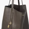 Bolso tote grande Chloé Spin de piel granulada