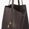 Bolso tote grande Chloé Spin de piel granulada