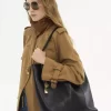 Bolso tote grande Chloé Spin de piel granulada Bolso tote grande Chloé Spin de piel granulada