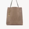 Bolso tote grande Chloé Spin en piel de ante Bolso tote grande Chloé Spin en piel de ante