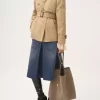 Bolso tote grande Chloé Spin en piel de ante Bolso tote grande Chloé Spin en piel de ante