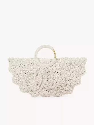 Bolso tote Paravent con pulsera pequeña en crochet