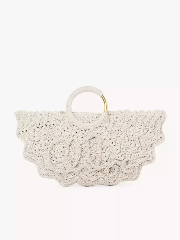 Bolso tote Paravent con pulsera pequeña en crochet Bolso tote Paravent con pulsera pequeña en crochet