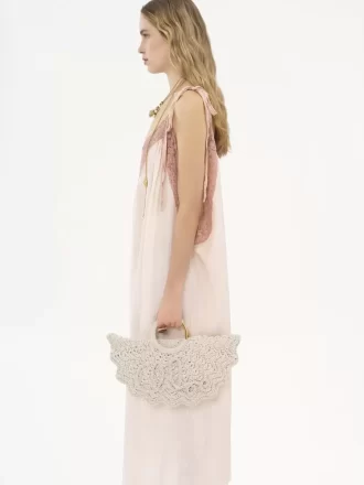 Bolso tote Paravent con pulsera pequeña en crochet