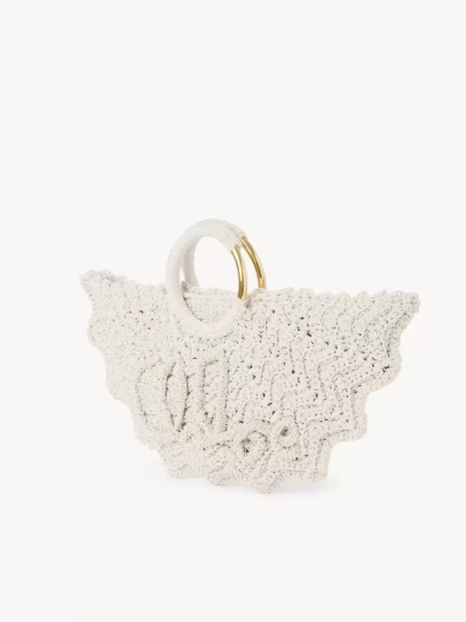 Bolso tote Paravent con pulsera pequeña en crochet Bolso tote Paravent con pulsera pequeña en crochet