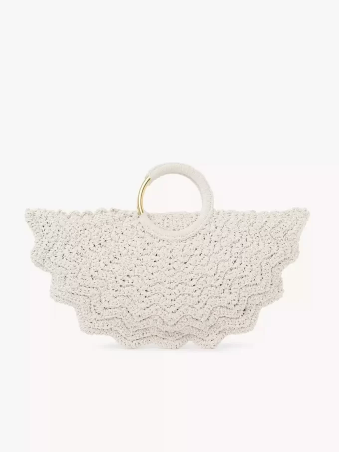 Bolso tote Paravent con pulsera pequeña en crochet Bolso tote Paravent con pulsera pequeña en crochet