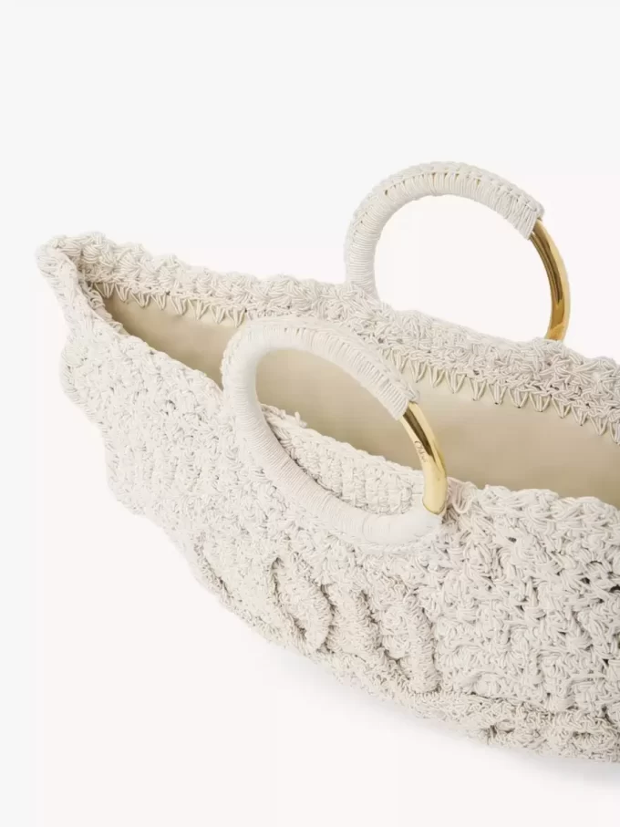 Bolso tote Paravent con pulsera pequeña en crochet Bolso tote Paravent con pulsera pequeña en crochet
