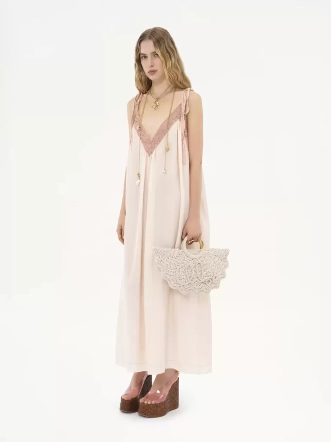 Bolso tote Paravent con pulsera pequeña en crochet Bolso tote Paravent con pulsera pequeña en crochet