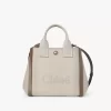Bolso tote pequeño Chloé Carry de lona Bolso tote pequeño Chloé Carry de lona