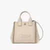 Bolso tote pequeño Chloé Carry de lona
