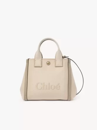Bolso tote pequeño Chloé Carry de lona