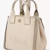 Bolso tote pequeño Chloé Carry de lona
