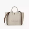 Bolso tote pequeño Chloé Carry de lona Bolso tote pequeño Chloé Carry de lona