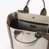 Bolso tote pequeño Chloé Carry de lona Bolso tote pequeño Chloé Carry de lona