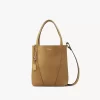 Bolso tote pequeño Chloé Spin de piel de ante Bolso tote pequeño Chloé Spin de piel de ante