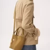 Bolso tote pequeño Chloé Spin de piel de ante Bolso tote pequeño Chloé Spin de piel de ante