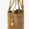 Bolso tote pequeño Chloé Spin de piel de ante Bolso tote pequeño Chloé Spin de piel de ante