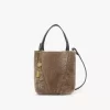 Bolso tote pequeño Chloé Spin de piel de oveja Bolso tote pequeño Chloé Spin de piel de oveja