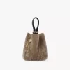 Bolso tote pequeño Chloé Spin de piel de oveja Bolso tote pequeño Chloé Spin de piel de oveja