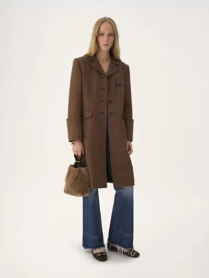 Bolso tote pequeño Chloé Spin de piel de oveja Bolso tote pequeño Chloé Spin de piel de oveja