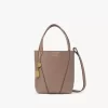 Bolso tote pequeño Chloé Spin de piel granulada Bolso tote pequeño Chloé Spin de piel granulada