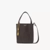 Bolso tote pequeño Chloé Spin de piel granulada Bolso tote pequeño Chloé Spin de piel granulada