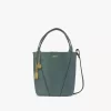 Bolso tote pequeño Chloé Spin de piel granulada Bolso tote pequeño Chloé Spin de piel granulada