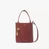 Bolso tote pequeño Chloé Spin de piel granulada Bolso tote pequeño Chloé Spin de piel granulada
