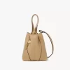 Bolso tote pequeño Chloé Spin de piel granulada
