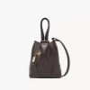 Bolso tote pequeño Chloé Spin de piel granulada Bolso tote pequeño Chloé Spin de piel granulada