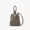 Bolso tote pequeño Chloé Spin de piel granulada Bolso tote pequeño Chloé Spin de piel granulada